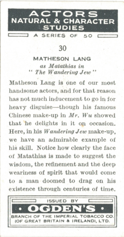 Matheson Lang