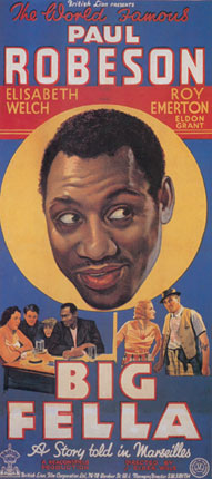 Poster for Big Fella starring Paul Robeson