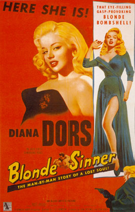 US poster for Yield to the Night (Blonde Sinner)