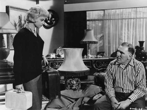 Nadja Tiller and William Bendix in The Rough and the Smooth